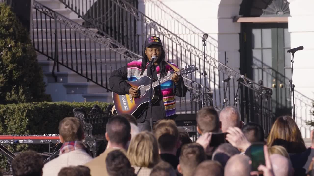 Joy Oladokun Performs at the Respect for Marriage Act Signing