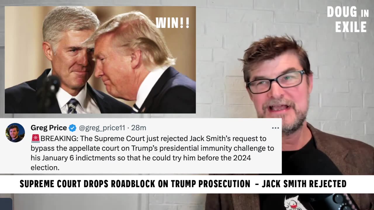 231222 Supreme Court Drops Roadbock On Trump Prosecution - Jack Smith REJECTED.mp4