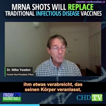 mRNA - Mike Yeadon: I think it's going to kill everyone - GENOCIDE