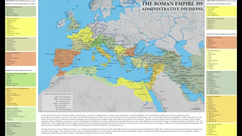 Mappa pro ΧΡ+SPQR+SRE+ per Imperium Romanum post mortem Theodosii Magni (~395 A.D.) #ProVaticanus