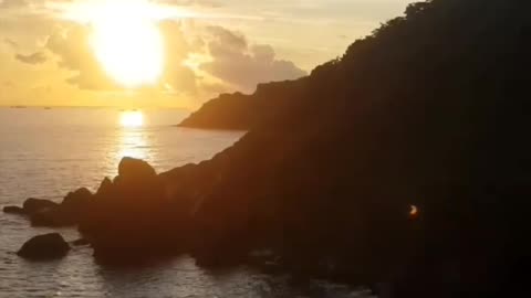 The gorgeous view of sunset #naturalphenomena