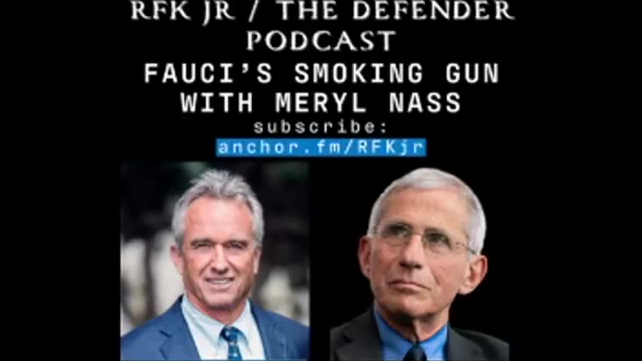 RFK JR REVEALS THE SMOKING GUN IN THE LEAKED FAUCI EMAILS WITH DR. MERYL NASS.