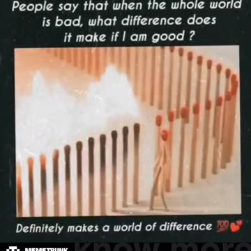 One human being who reaches enlightenment can potentially change the world forever