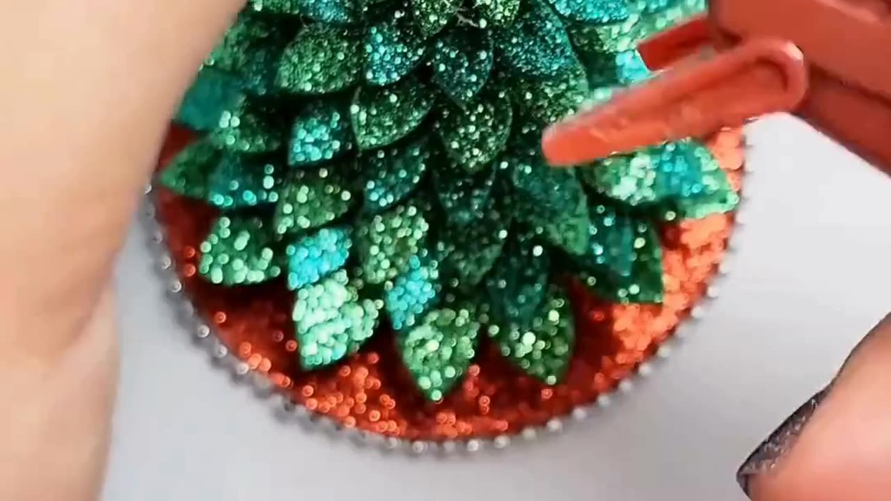 3d Christmas tree making with paper