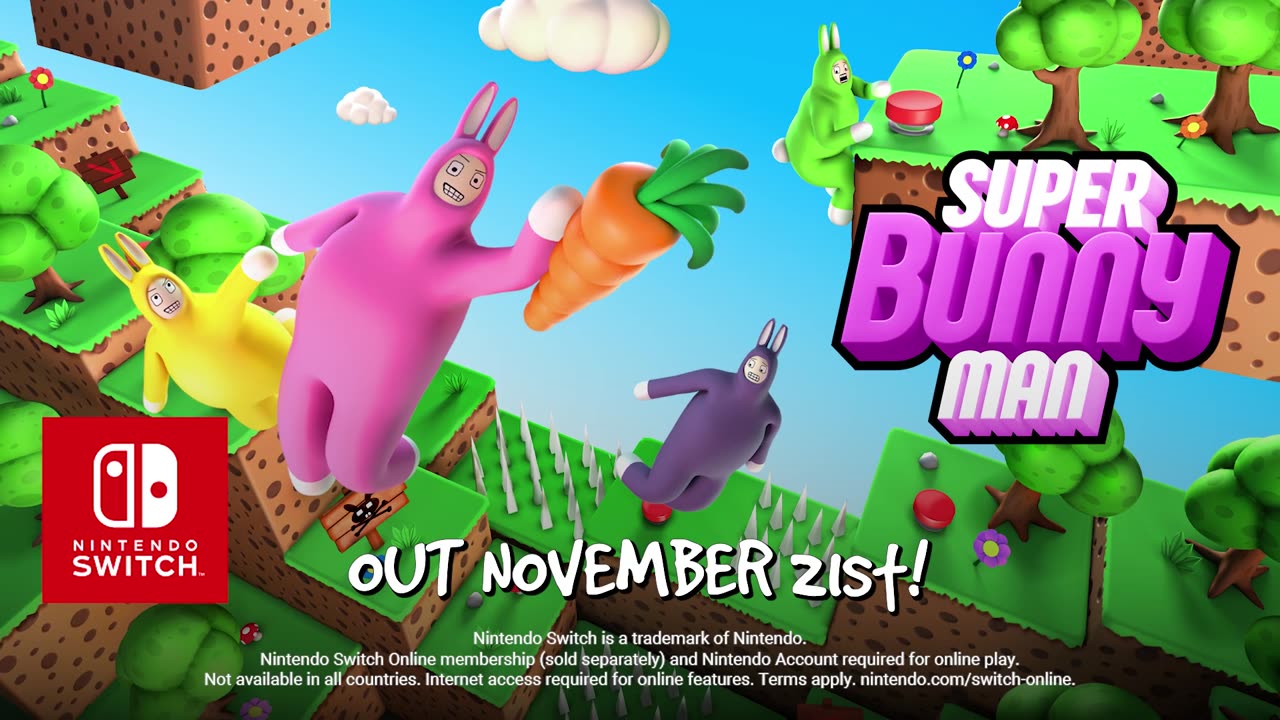 Super Bunny Man Hops onto Nintendo Switch This November 21st!