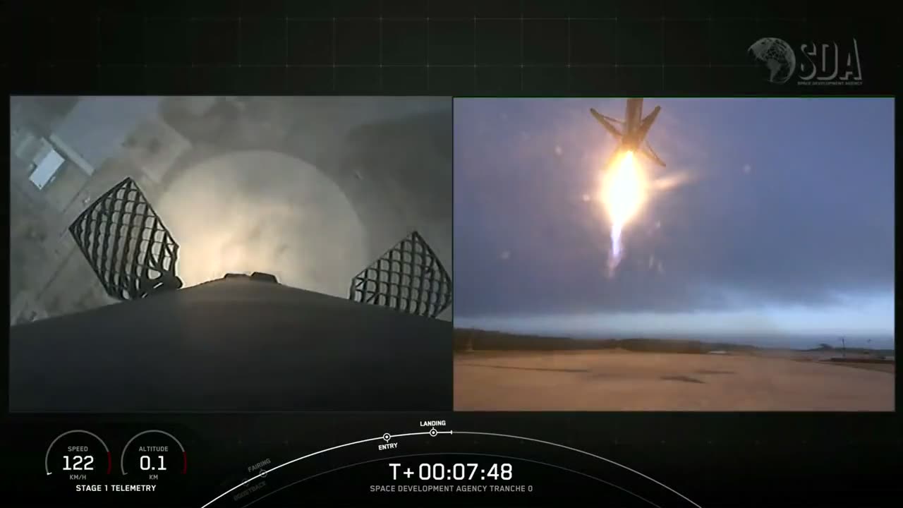 Falcon 9’s first stage has landed on Landing Zone 4