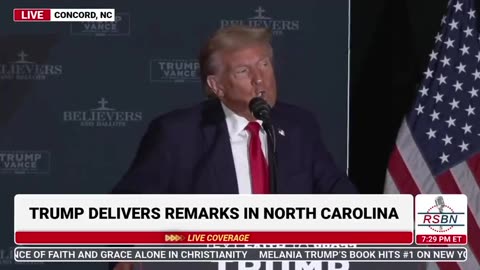 President Trump: “My faith took on new meaning on July 13th in Butler, Pennsylvania…”
