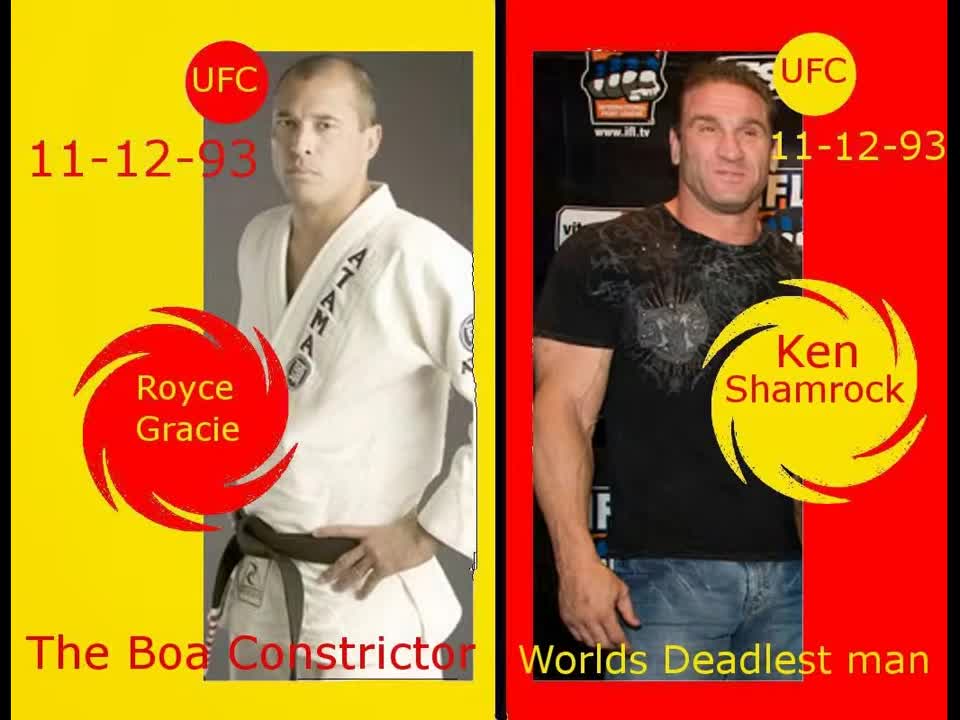 UFC Hall of Famers as of 2015 to 1993 it began