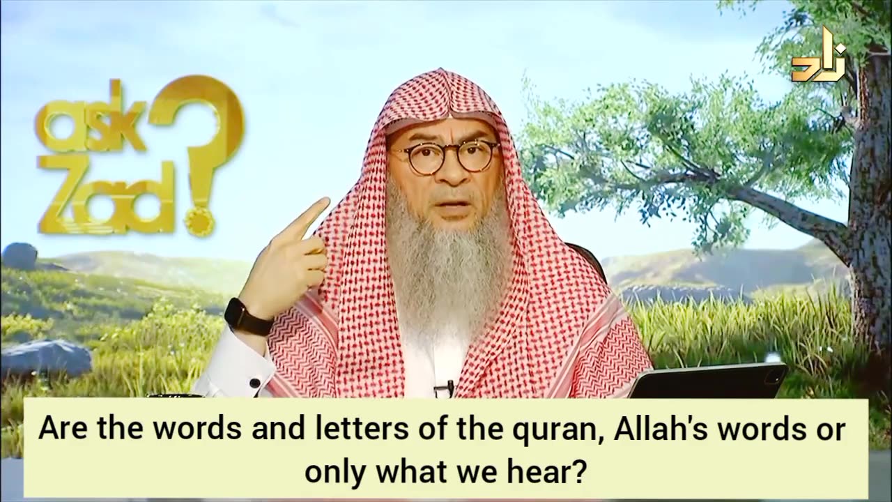 Is Quran created or uncreated Are letters words of Quran Allah's words or only what we hear