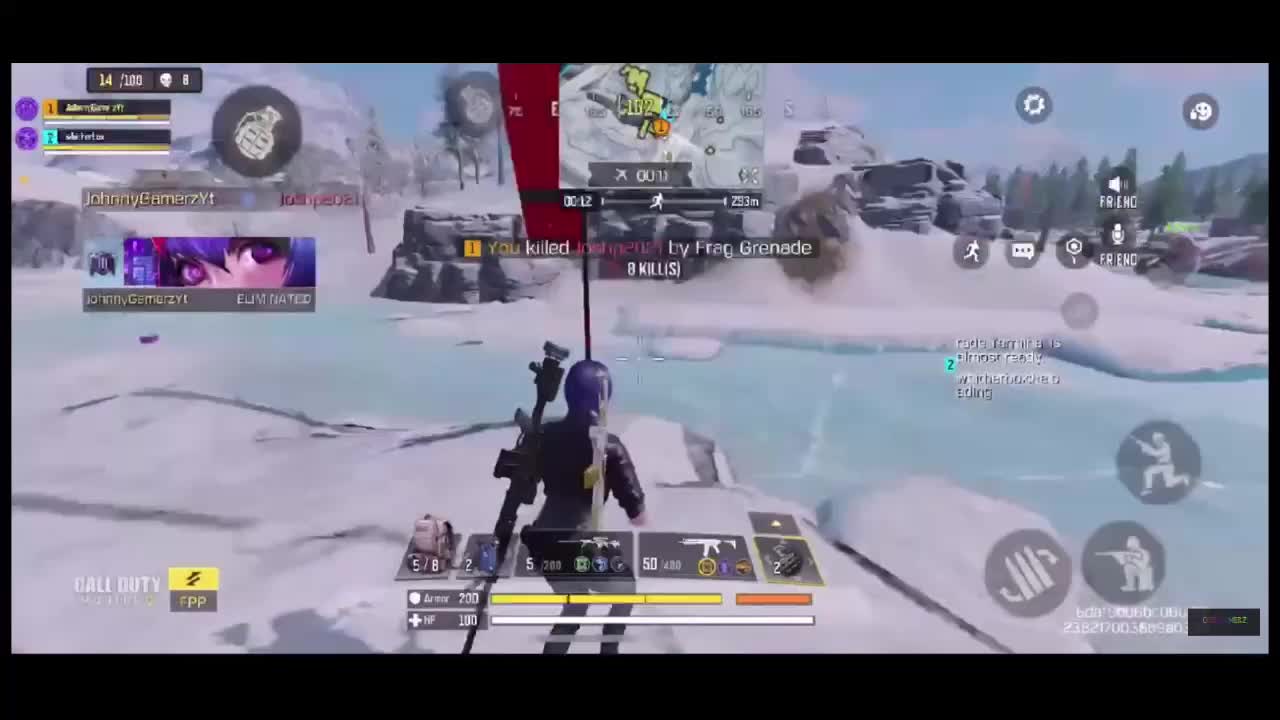 Lucky grenade toss