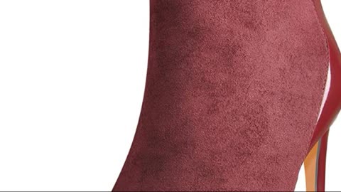 onlymaker Women's Pointed Toe Ankle Bootie