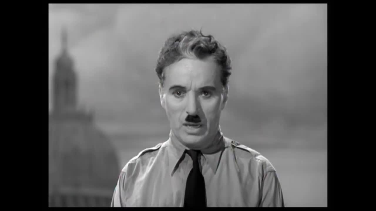 Charlie Chaplin - The Final Speech from The Great Dictator