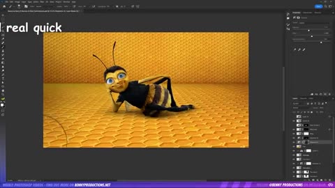 Photoshopped Myself as Bee Movie 🤩