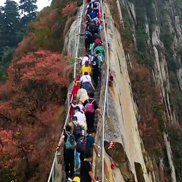 The Longest And Highest Stairs On The Top Of The Mountain