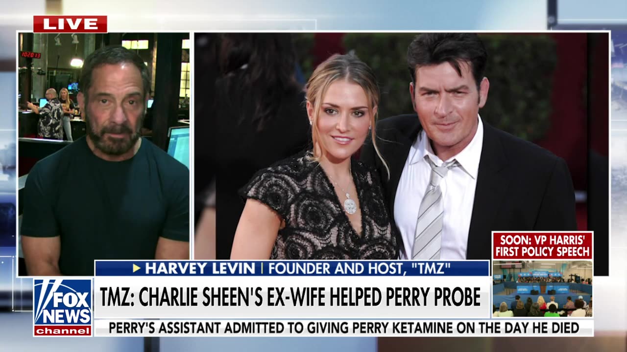 Charlie Sheen’s ex-wife has alleged close ties with Matthew Perry