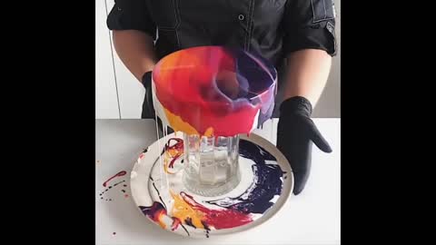 Most Satisfying Mirror Glaze Cake Decorating Compilation