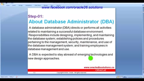 oracle DBA1