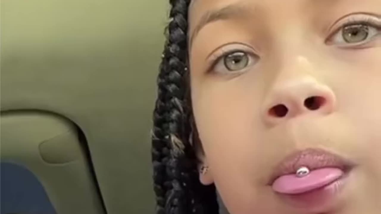 Kids Pranket Mum With Fake Tongue Pierced