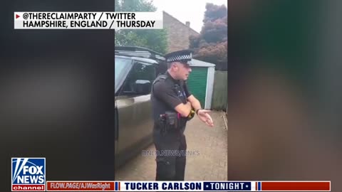 Tucker Carlson: UK Army Veteran Arrested For Causing Anxiety - 8/1/22