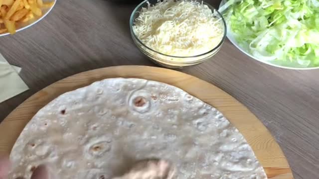 Sandwich Shawarma.