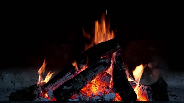 Fireplace + Rain + Thunder