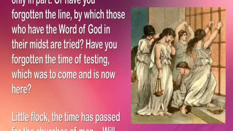 Only one Fellowship is truly needful... Do you love Me, Beloved 🎺 Trumpet Call of God