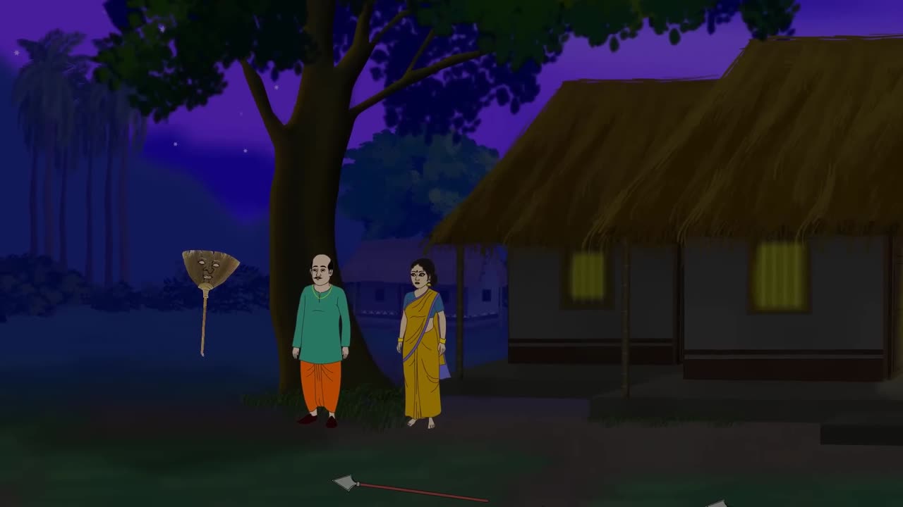 বাঁশের ঝাড়ু | Bengali Fairy Tales Cartoon | Rupkothar Golpo | CINETOONS