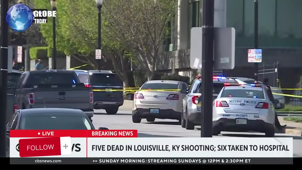 At least 5 killed in shooting in Louisville, Kentucky, officials say