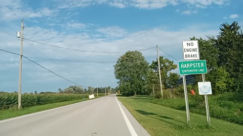 Biking into Harpster Ohio Viewers