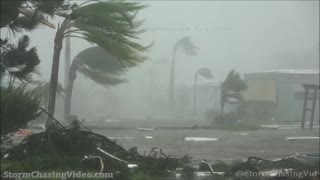 Hurricane Ian Extreme Debris Filled Winds