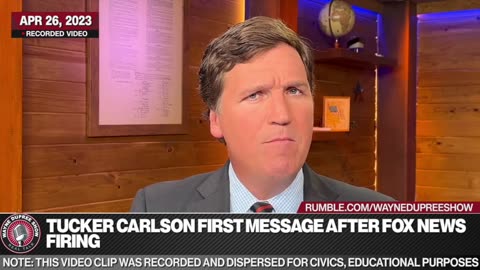 Tucker Carlson Addressess Twitter Fans