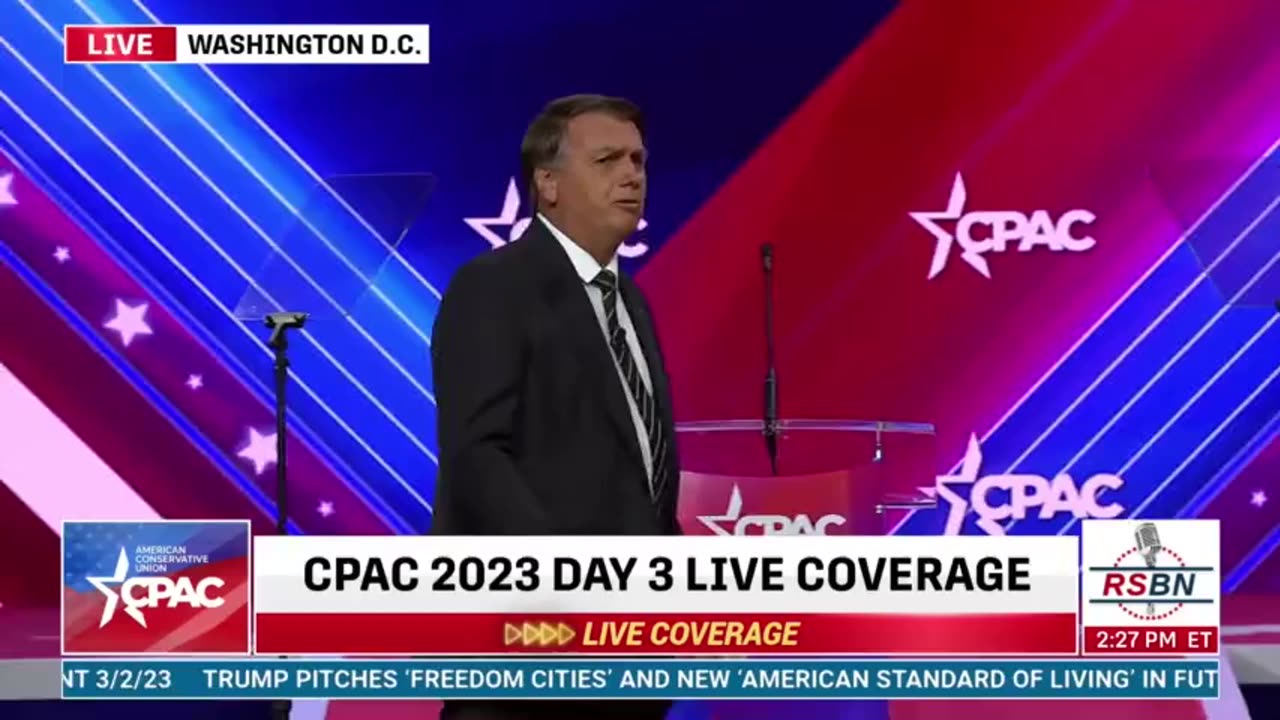 CPAC 2023: Brazil President Jair Bolsonaro speaks in Washington DC (Full Speech)