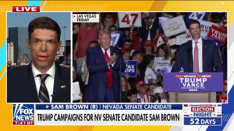 If Trump wins Nevada, he wins the White House: GOP Senate candidate Sam Brown