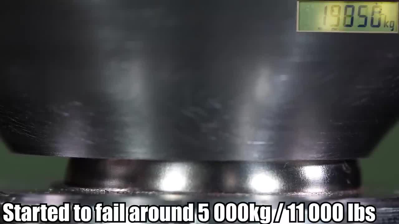 How Strong Is Tungsten Ring? Hydraulic Press Test!7