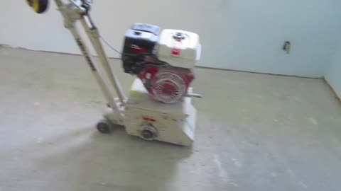 (concrete planer) scarifier my first experience