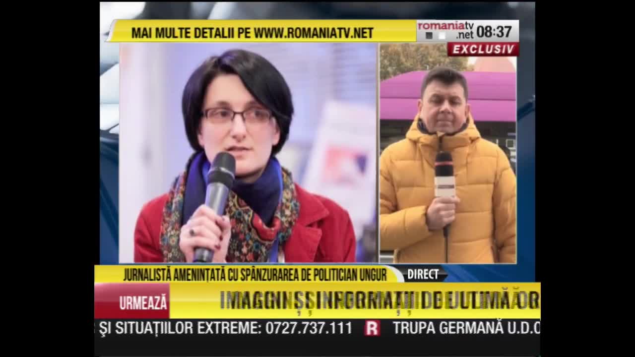 Jurnalista amenintata cu spanzurarea de politician ungur