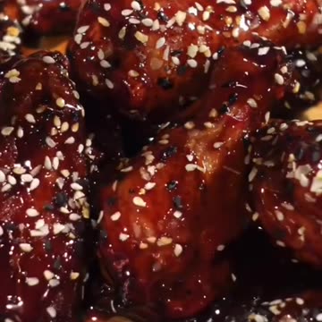 Dark Honey Teriyaki Wings