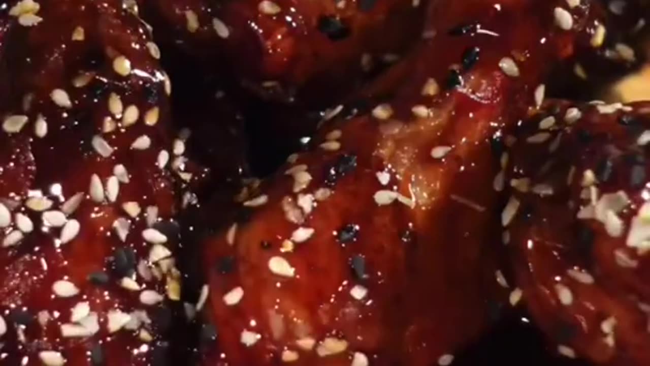 Dark Honey Teriyaki Wings