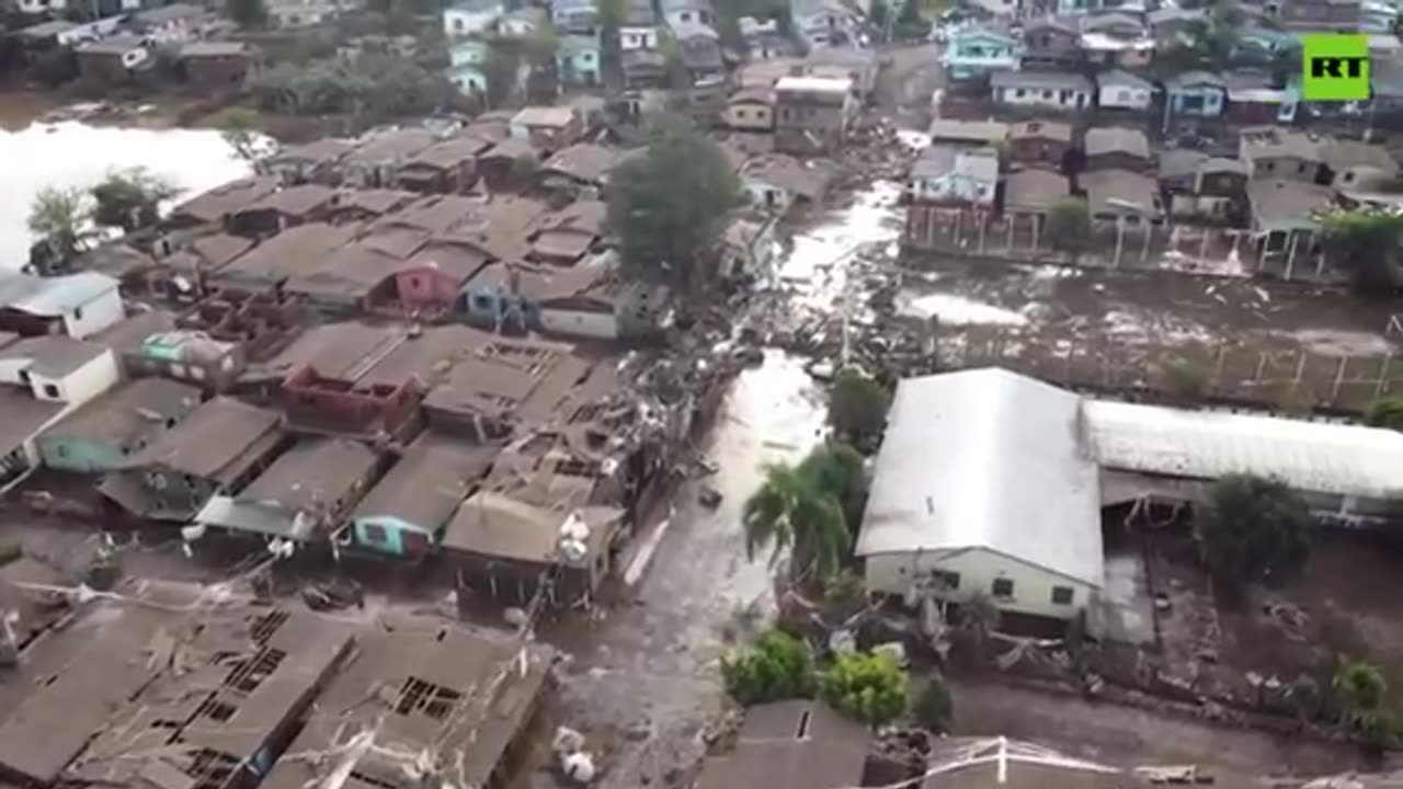 🇧🇷 Devastation in Brazil from cyclone | DRONE FOOTAGE 9/8