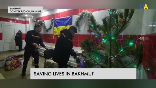 Heroes of Bakhmut rescue its citizens despite constant Russian shelling and inability to see family