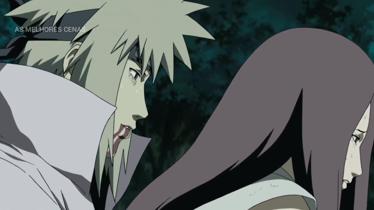 A morte de Minato & Kushina e o selado da nove caldas