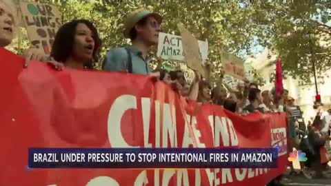 Brazil’s Leadership Under Fire For Blazes Decimating Amazon Rainforest | NBC Nightly News