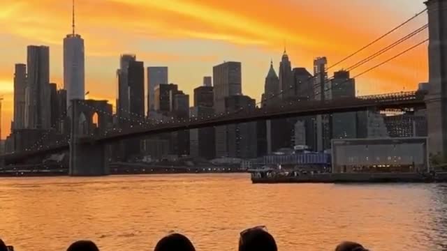 Sit under the Brooklyn Bridge and enjoy the light that belongs to you.