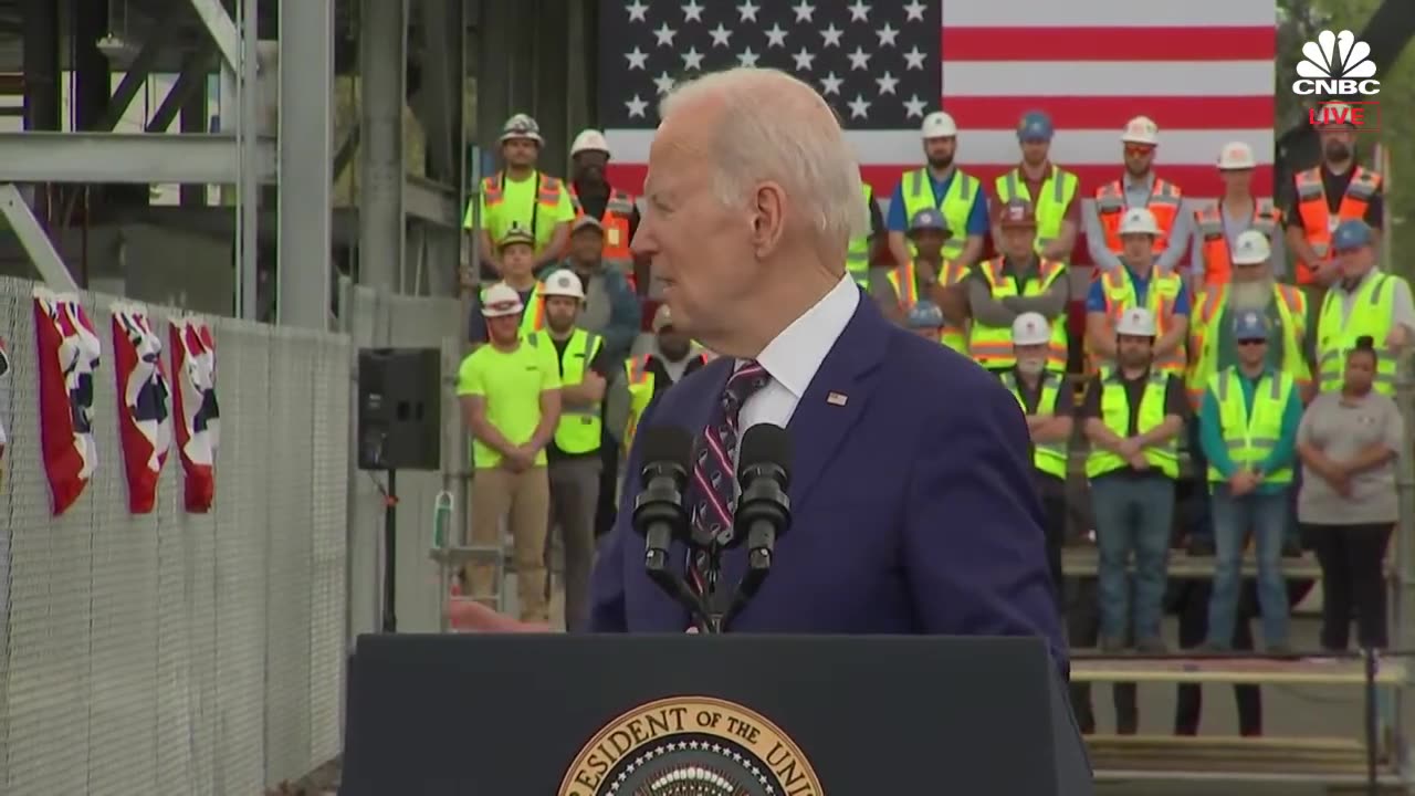 President Biden delivers remarks about his invisting in America