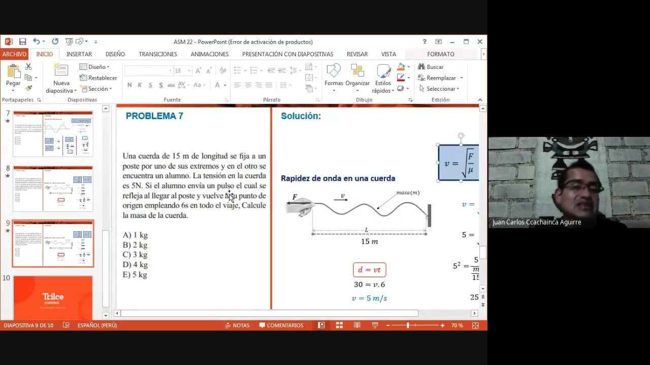 TRILCE ANUAL SM 2022 | SEMANA 22 | FÍSICA