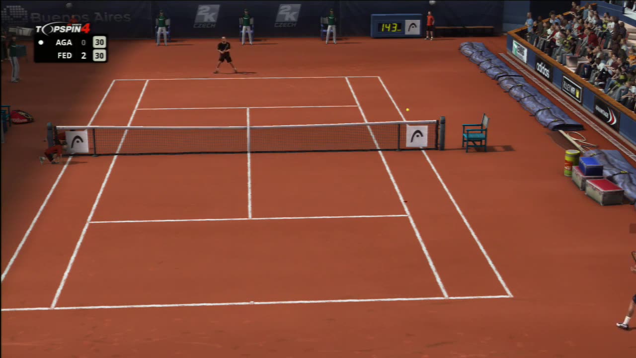 Top Spin 4 Online #28 Federer VS Agassi II