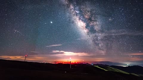 Beautiful starry sky