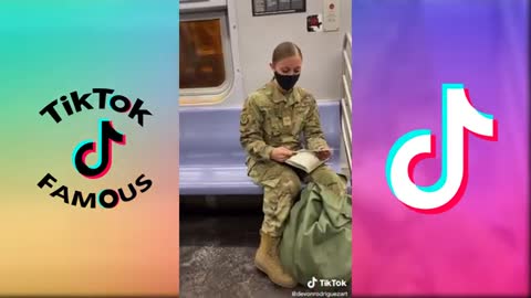 Devon Rodriguez Art drawing portraits of strangers on the NYC subway TikTok Artist Compilation 2021