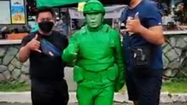 Greenman in baguio city philippines