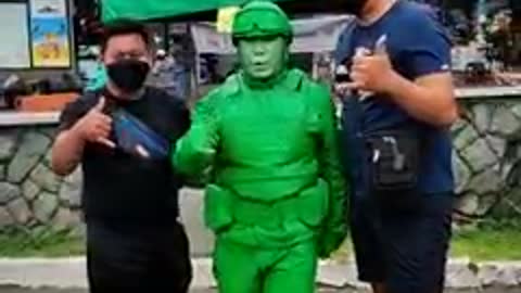 Greenman in baguio city philippines